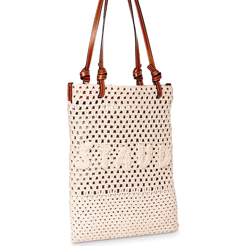 STAUD Crochet Porte Tote Bag New With Tags